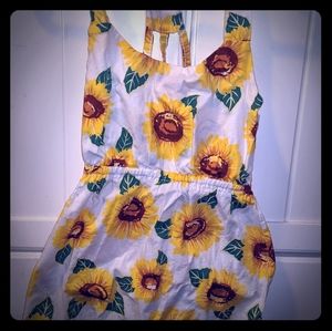 Bundle 12  Month Sunflower+White Embroidered Dress